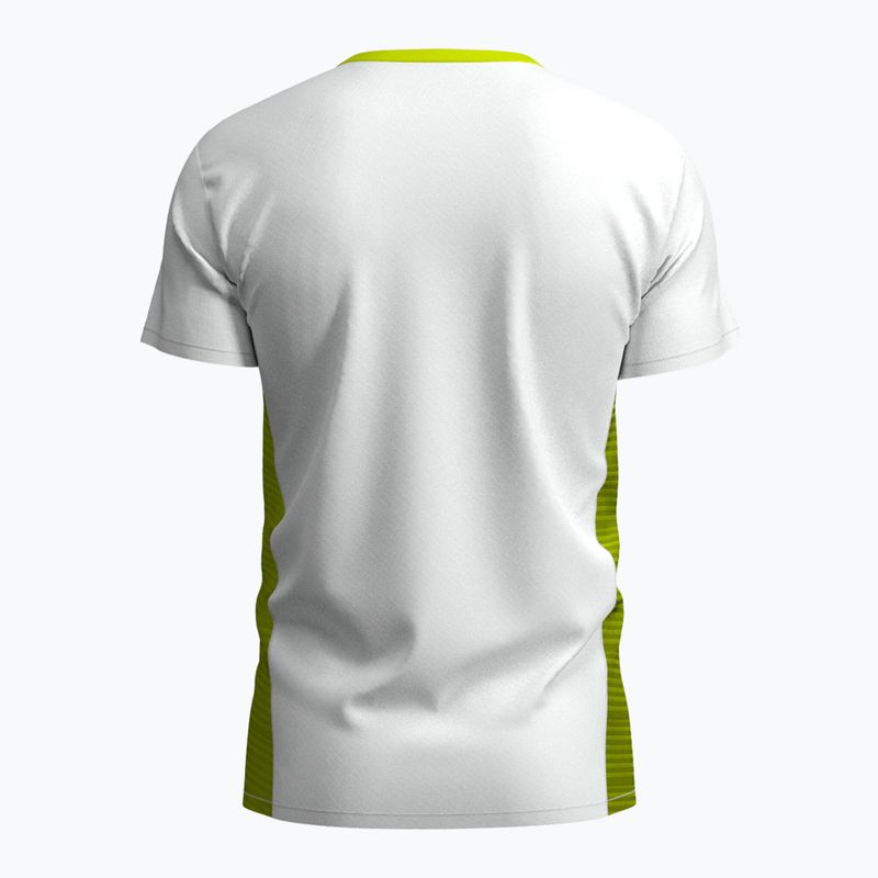 Pánské fotbalové tričko  Joma Court white/green 2