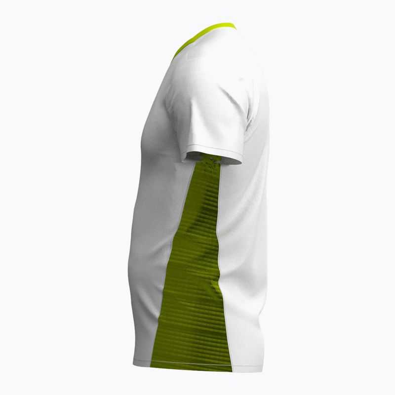 Pánské fotbalové tričko  Joma Court white/green 4