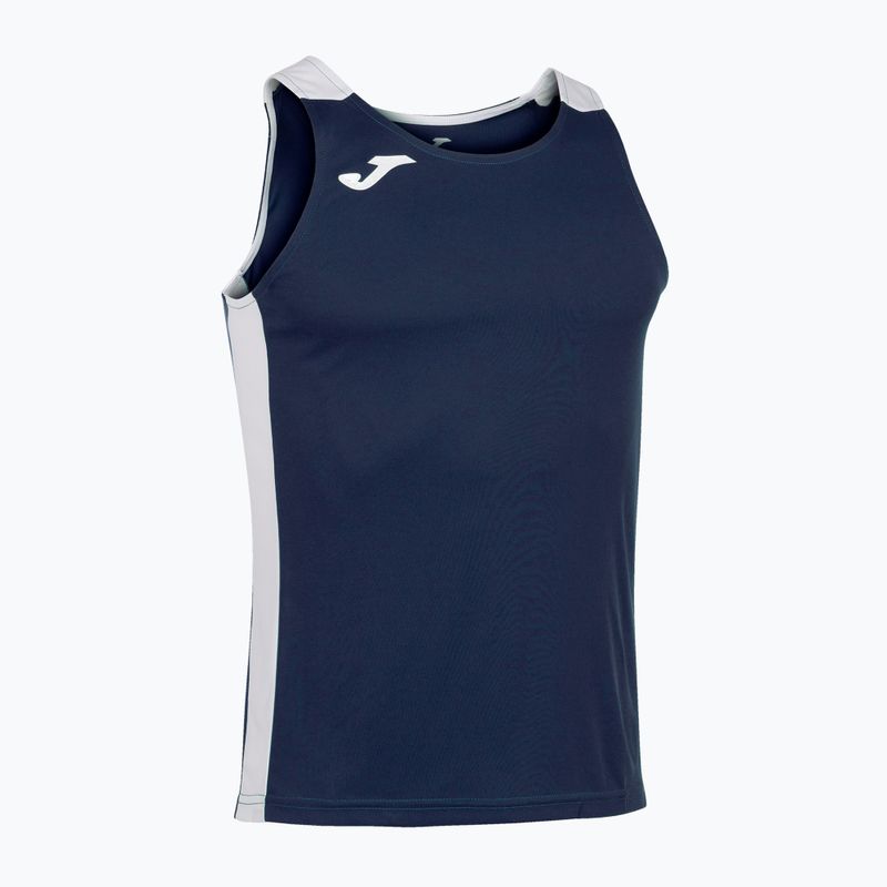 Pánské běžecké tílko tank top  Joma Record II navy/white