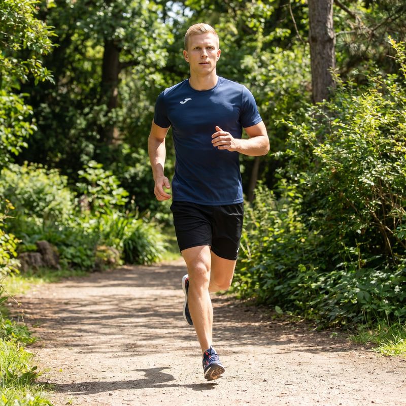 Pánské běžecké tričko Joma Record II navy 3
