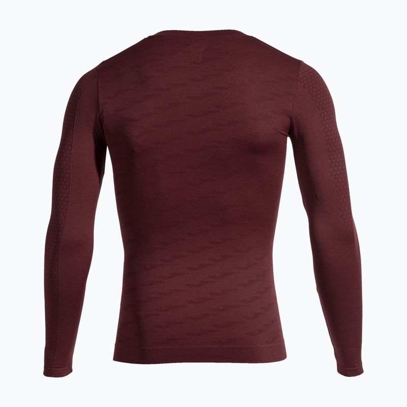 Pánské termo tričko Longsleeve Joma Classic burgundy 3