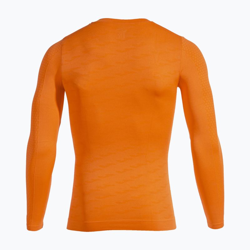 Pánská termoakční mikina Joma Classic oranžová 2