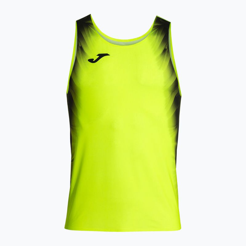 Pánské běžecké tričko Joma Elite XI fluor yellow/black