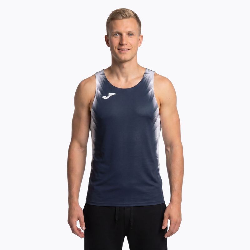 Pánské běžecké tričko Joma Elite XI navy/white