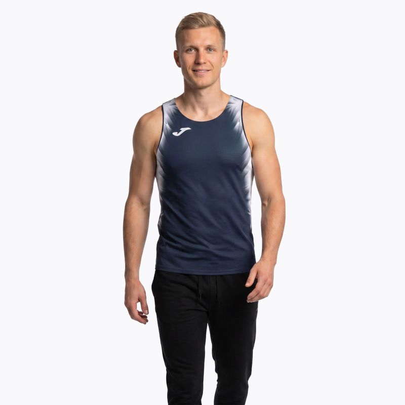 Pánské běžecké tričko Joma Elite XI navy/white 3