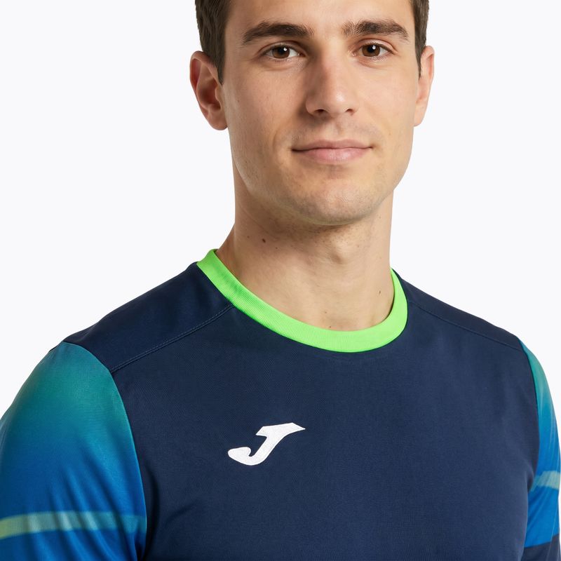 Pánské běžecké tričko Joma Elite XI navy/fluor green 4