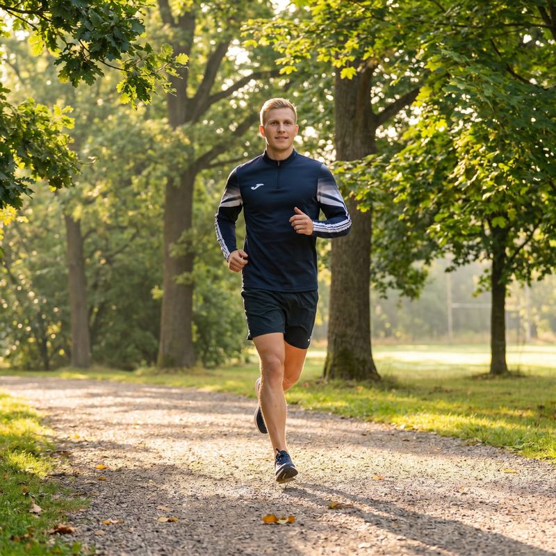 Pánská běžecká mikina Joma Elite XI navy/white 9
