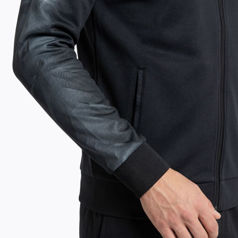 Pánská běžecká mikina Joma Elite XI Full Zip black/anthracite 3