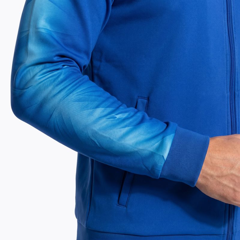 Pánská běžecká mikina Joma Elite XI Full Zip royal 4