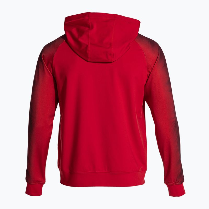 Pánská běžecká mikina Joma Elite XI Hoodie red 3