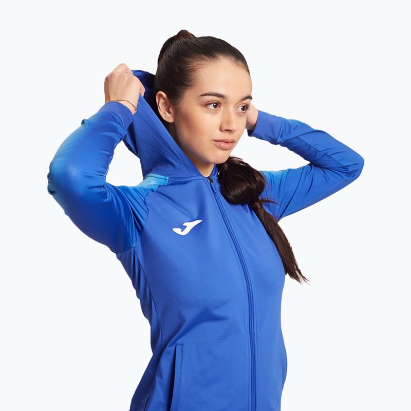 Dámská běžecká mikina Joma Elite XI Hoodie royal 3