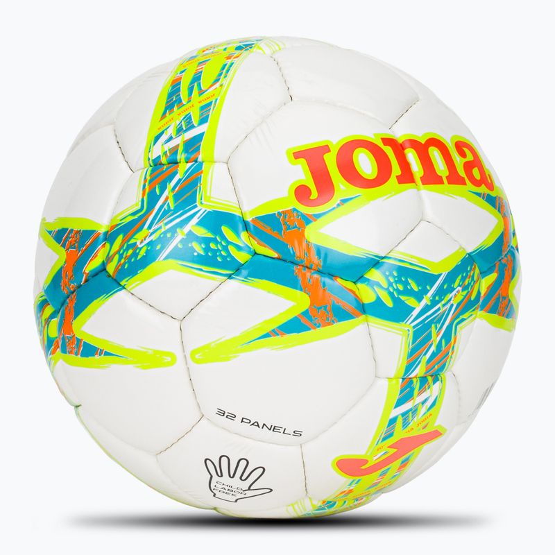Fotbalový míč Joma Dali III flour turquoise / flour coral rozmiar 5 fluor turquoise / fluor coral 2