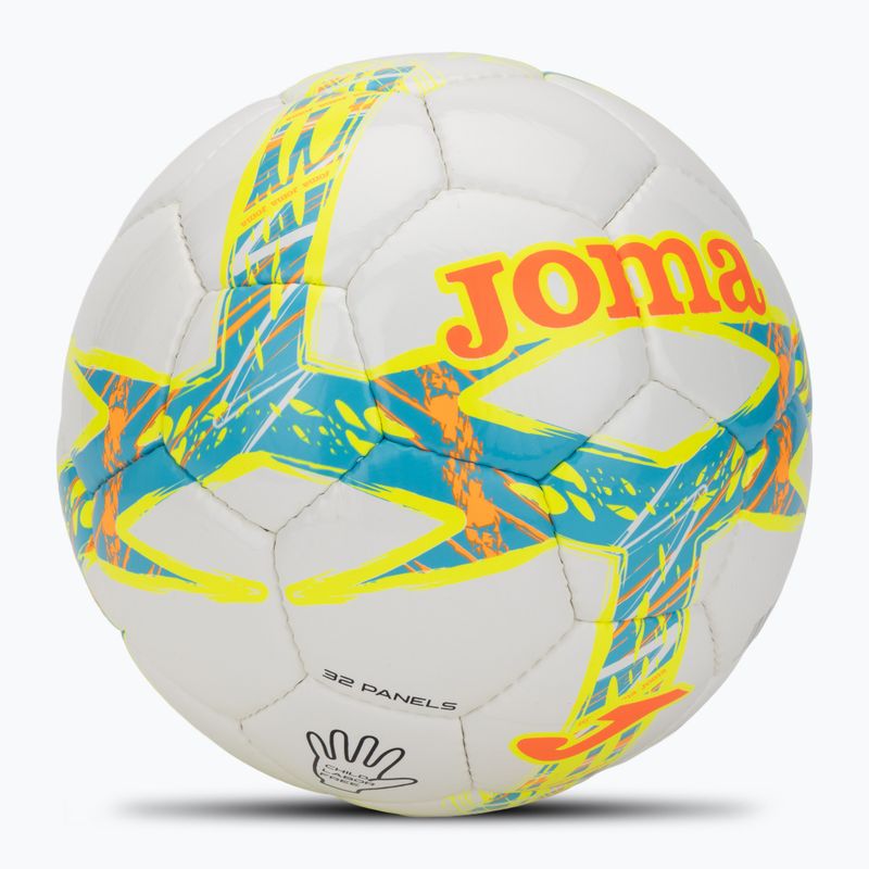 Fotbalový míč Joma Dali III flour turquoise/flour coral velikost 4 2