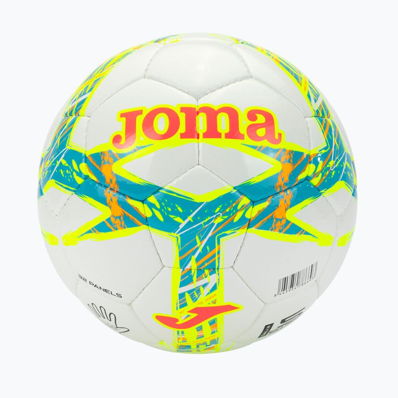 Joma Dali III flour tyrkysová/flour coral fotbal velikost 4