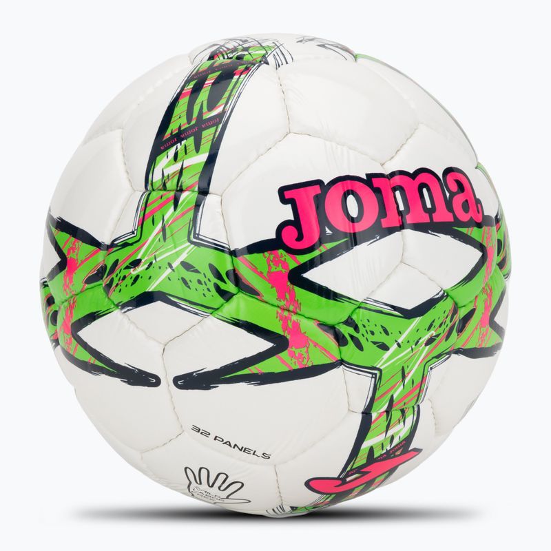 Fotbalový míč Joma Dali III green fluor/pink/navy velikost  4 2
