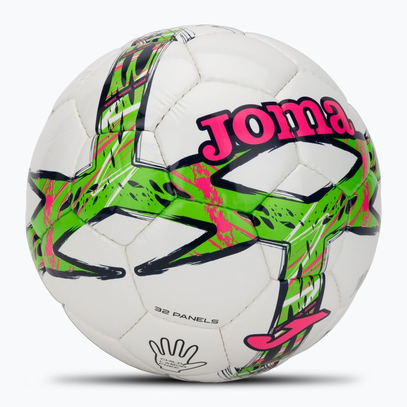 Fotbalový míč Joma Dali III green fluor/pink/navy velikost  3 2