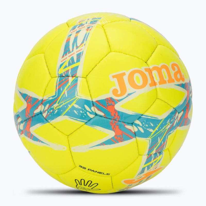 Fotbalový míč Joma Dali III yellow/fluor turquoise velikost  4 2