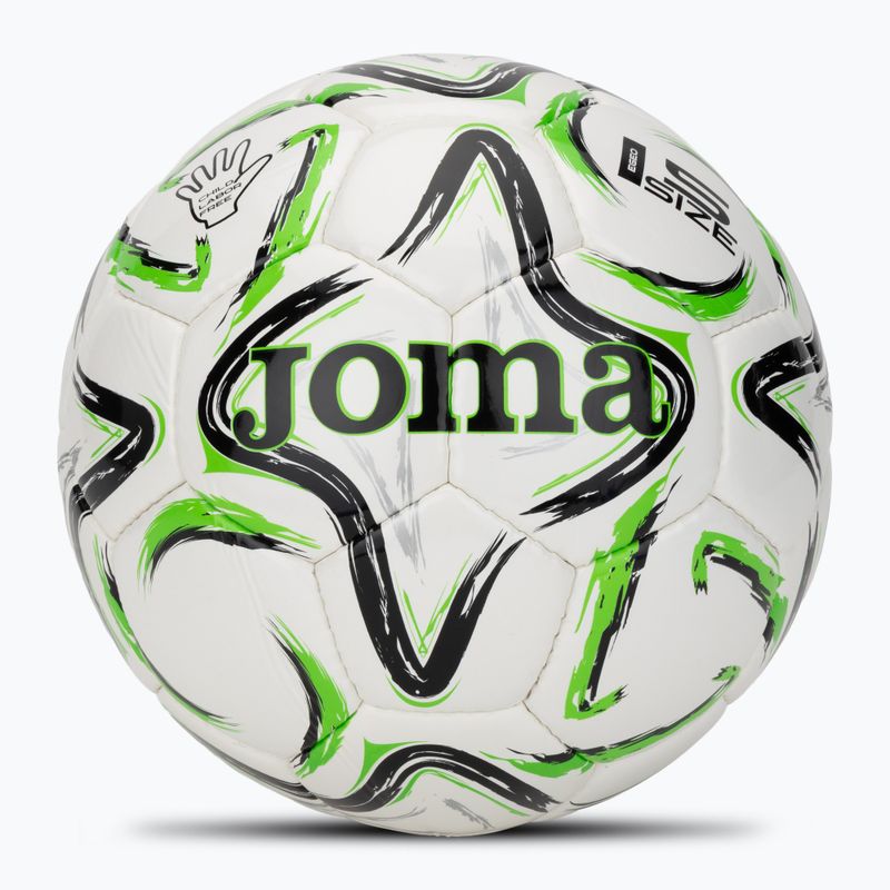 Fotbalový míč Joma Egeo II black/fluor green velikost 5