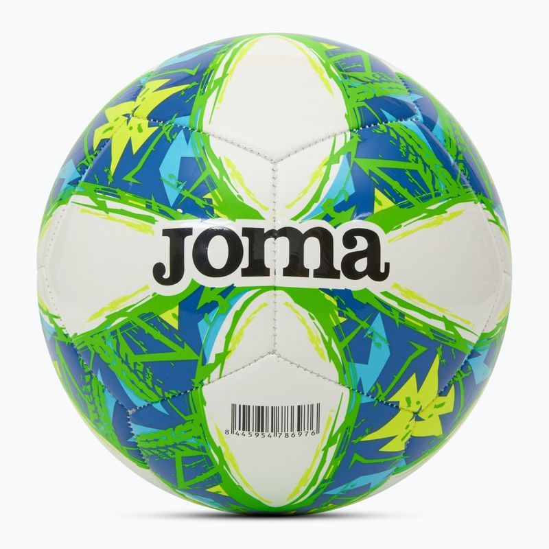 Fotbalový míč Joma Challenge III white/fluor green velikost 3