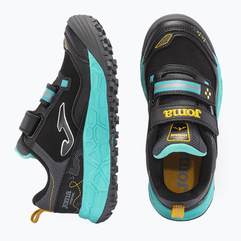 Dětské běžecké boty Joma Adventure black/turquoise 11