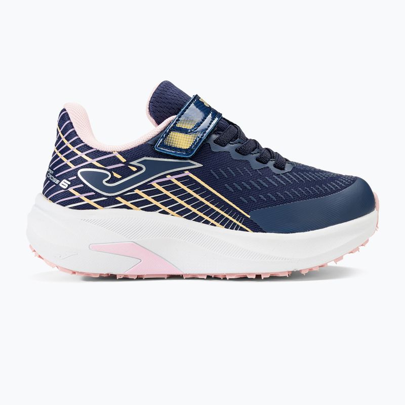 Dětské běžecké boty Joma Super Cross navy/pink 2