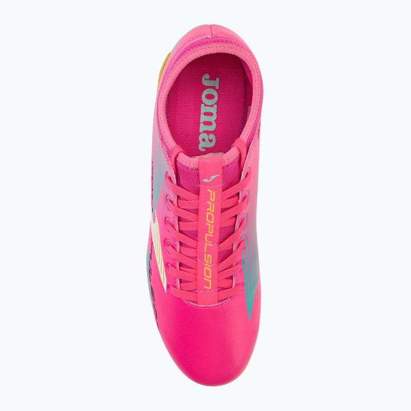 Pánské kopačky Joma Propulsion FG pink/yellow 5