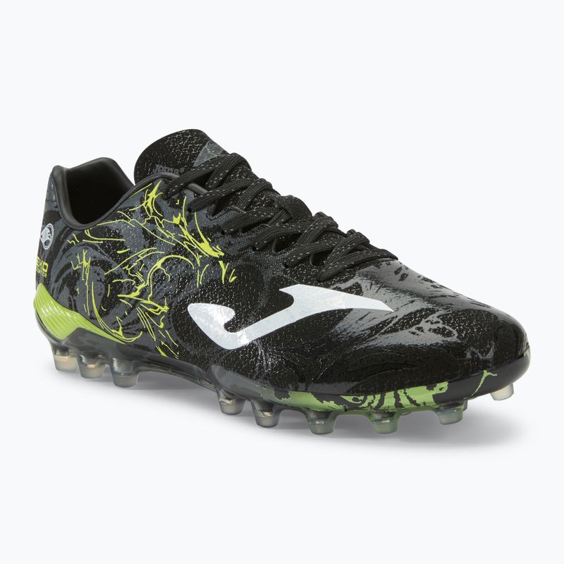 Pánské kopačky Supercopa AG black/lemon fluor