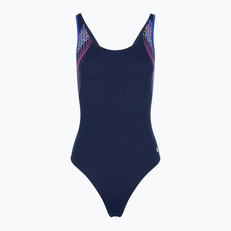 Dámské jednodílné plavky RAS Borneo Casual Back navy