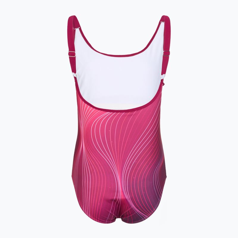 Dámské jednodílné plavky RAS Bera U-Back garnet 2