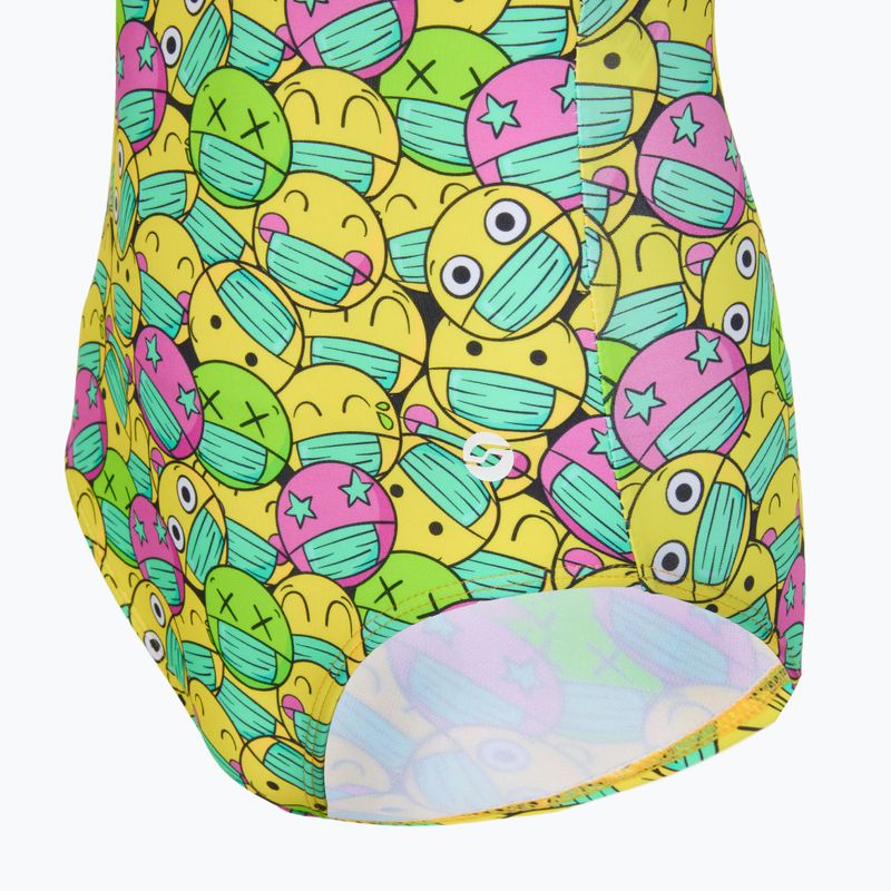 Dětské jednodílné plavky RAS Face Classic Back multicolour 3