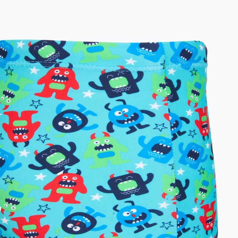 Dětské plavecké boxerky RAS Monsters Trunks turquoise 4