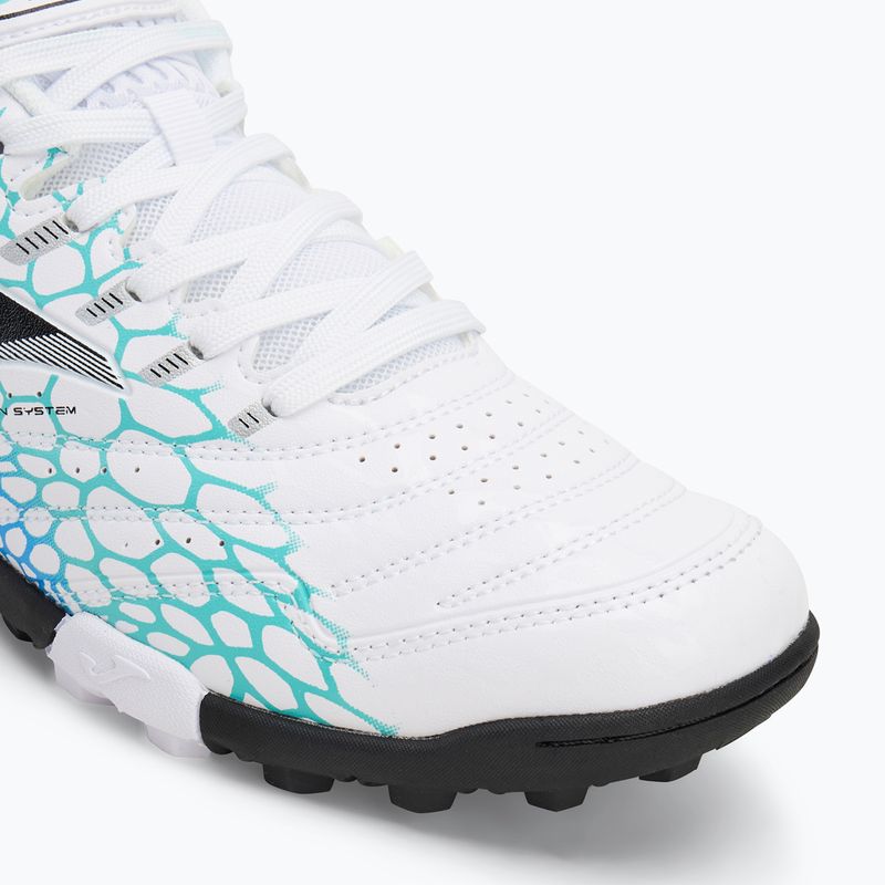 Pánské kopačky Joma Maxima TF white/turquoise 7