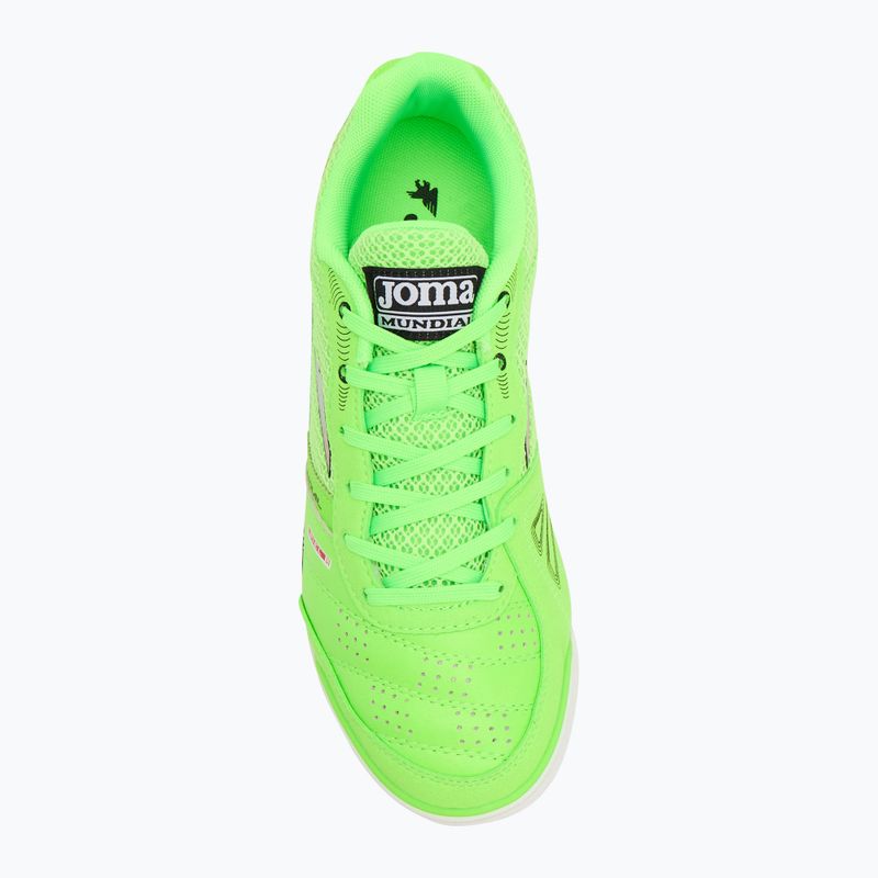 Pánské kopačky Joma Mundial IN fluor green 5
