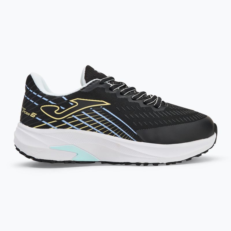 Dětské běžecké boty Joma Super Cross black/ turquoise 2