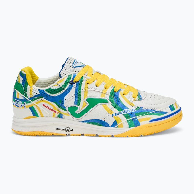 Pánské kopačky Joma Top Flex IN white/green 2