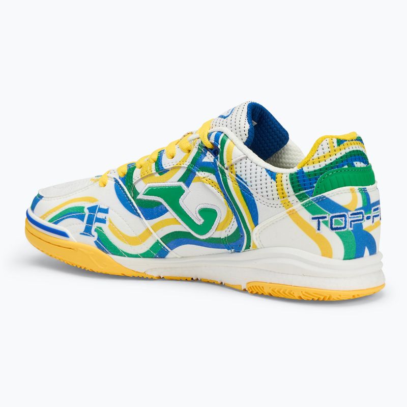 Pánské kopačky Joma Top Flex IN white/green 3
