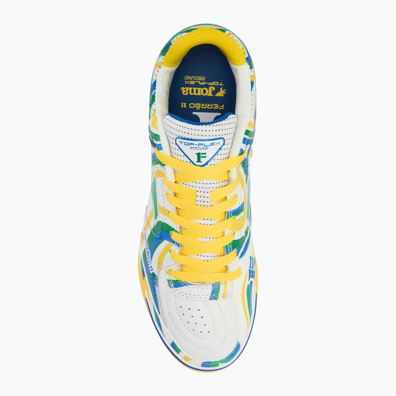 Pánské kopačky Joma Top Flex IN white/green 5