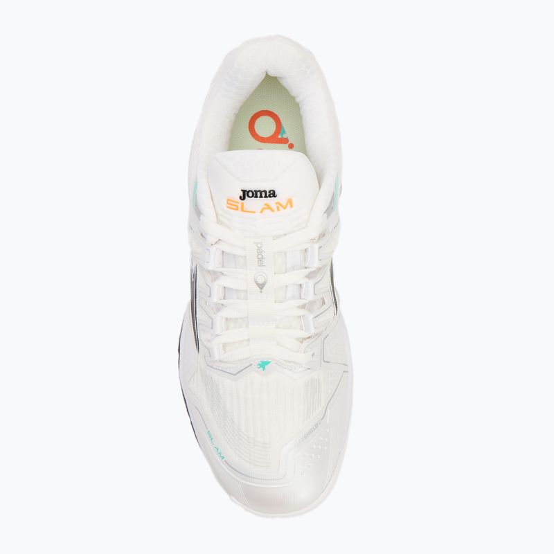 Pánské boty na padel  Joma Slam OM white/ turquoise 5