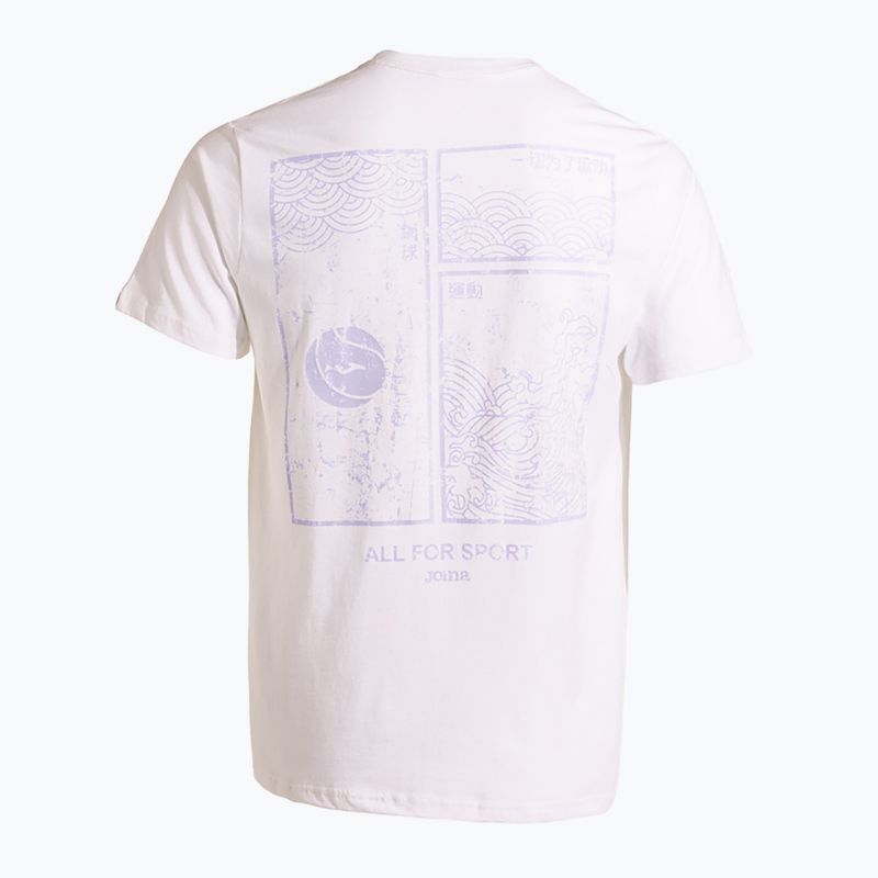 Pánské tenisové tričko Joma Challenge white 2