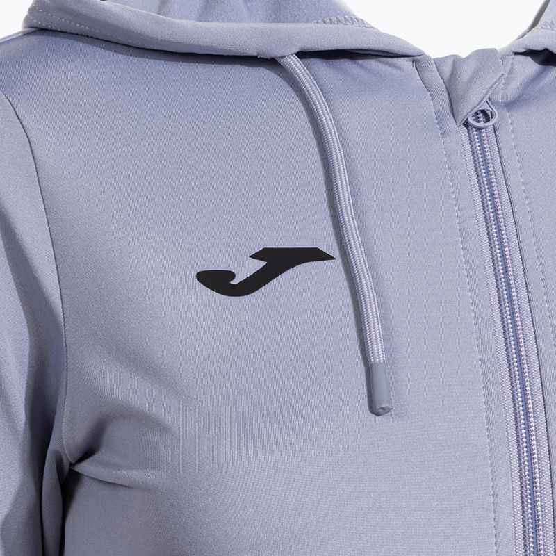 Dámská tenisová mikina Joma Sculpture II Zip-Up Hoodie W blue 3