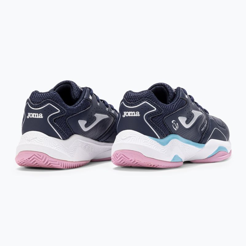 Dětské tenisové boty Joma Master 1000 JR C navy blue/ pink 3