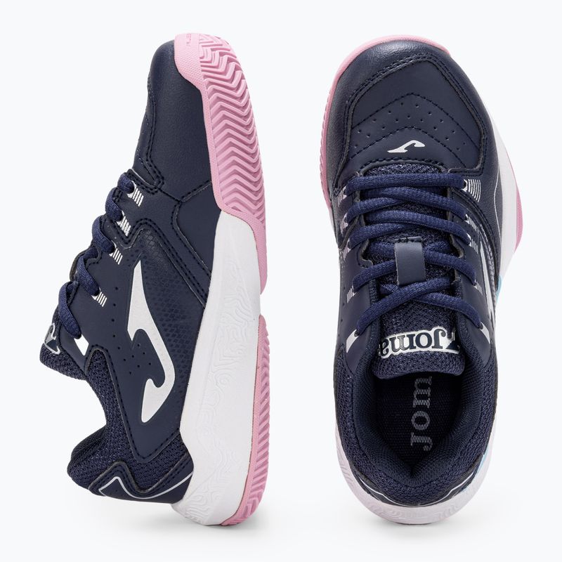 Dětské tenisové boty Joma Master 1000 JR C navy blue/ pink 5