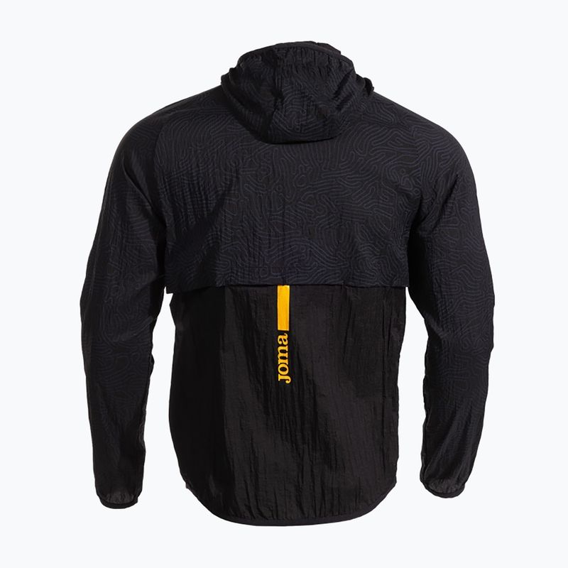 Pánská běžecká bunda Joma R-Trail Nature Raincoat black 2