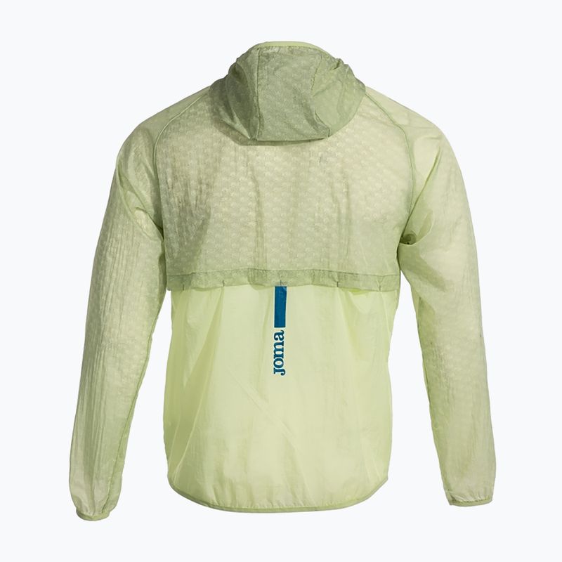 Pánská běžecká bunda Joma R-Trail Nature Raincoat lime 2