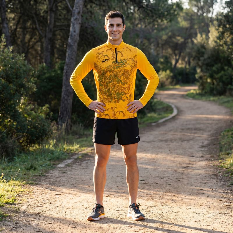 Pánské běžecké tričko Longsleeve Joma R-Nature gold 10