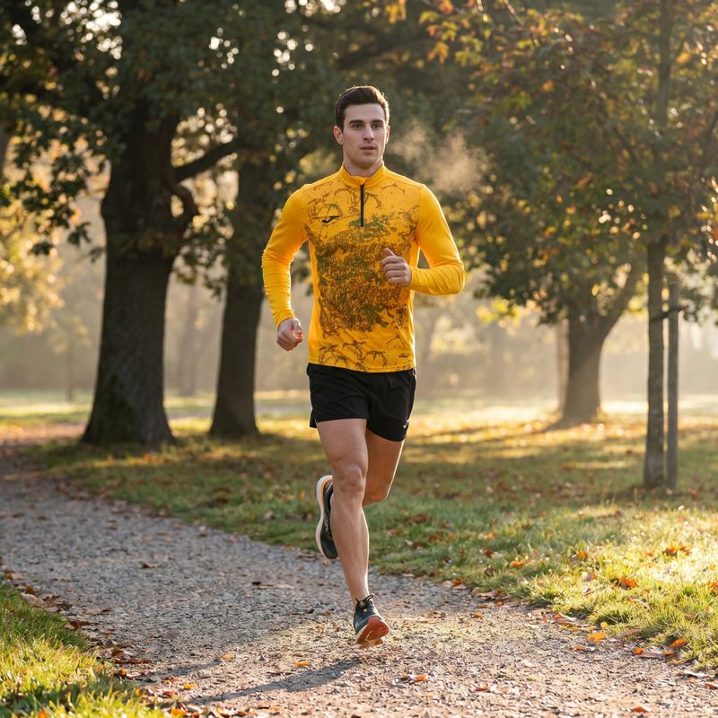 Pánské běžecké tričko Longsleeve Joma R-Nature gold 11