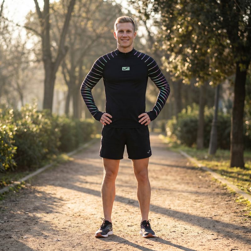 Pánské běžecké tričko Longsleeve Joma R-Night black 8