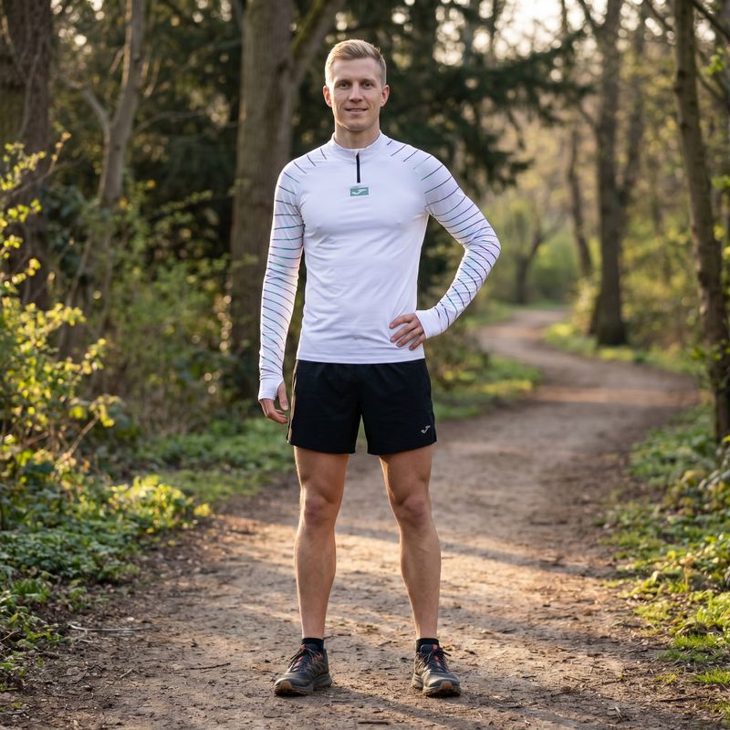 Pánské běžecké tričko Longsleeve Joma R-Night white 9