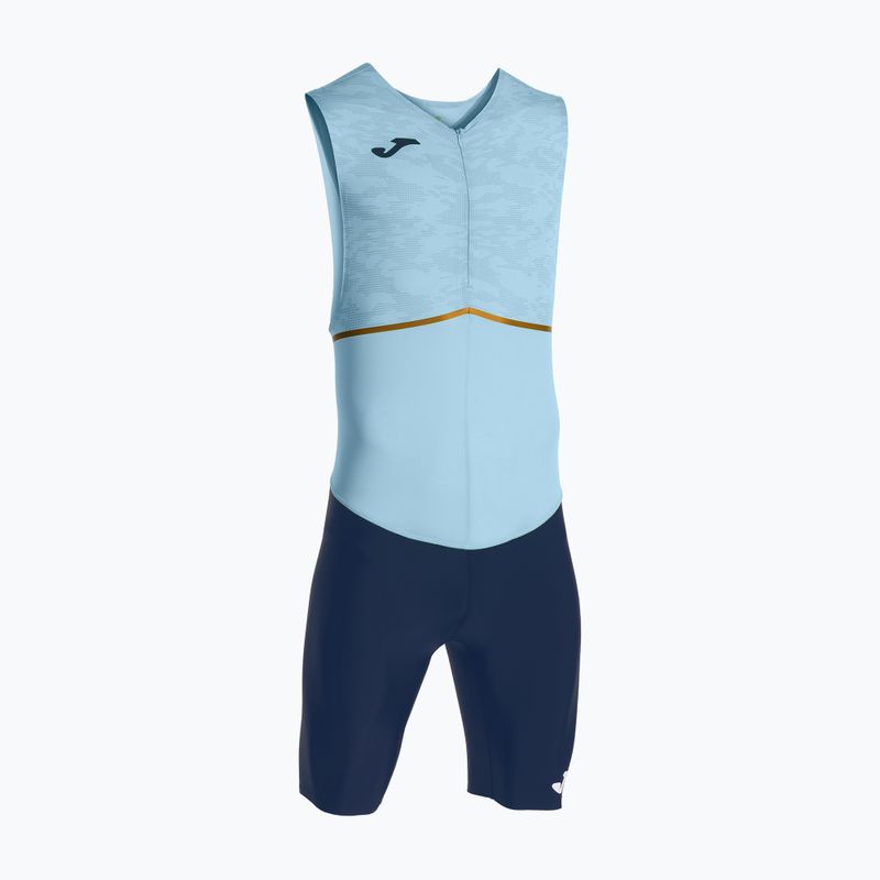 Pánský triatlonový oblek Joma Record III Bodysuit sky blue-navy