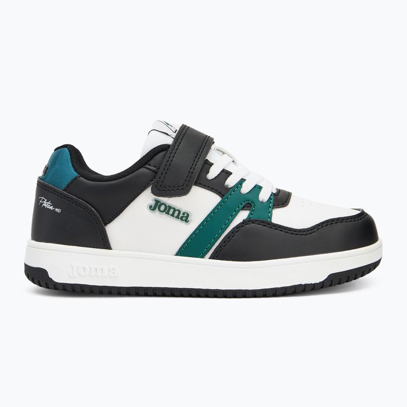 Dětské boty  Joma Platea Low Jr white/green 2